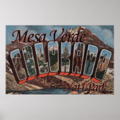 Mesa Verde Nat'l Park Colorado Poster (Voorkant)