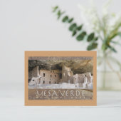 MESA VERDE NAT'L PARK-Colorado-Spruce Tree House- Briefkaart (Staand voorkant)