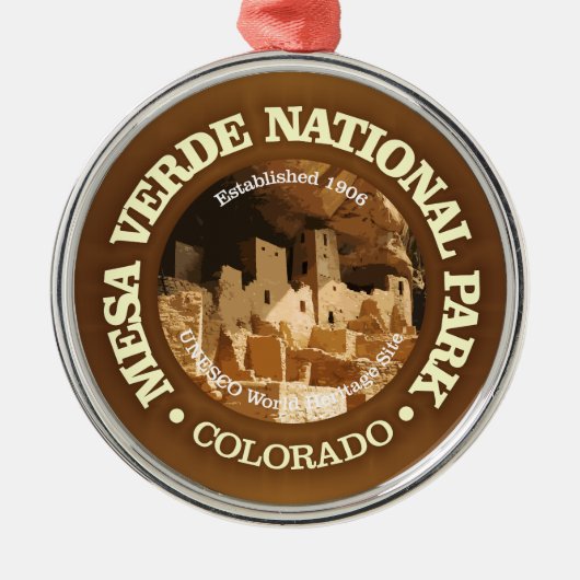 Mesa Verde NP2 Metalen Ornament (Voorkant)