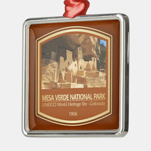Mesa Verde NP (PF1) Metalen Ornament (Links)