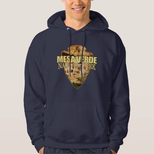 Mesa Verde NP (pijlpunt) Hoodie (Voorkant)