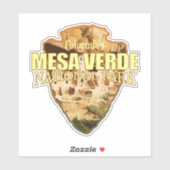 Mesa Verde NP (pijlpunt) Sticker (Vel)