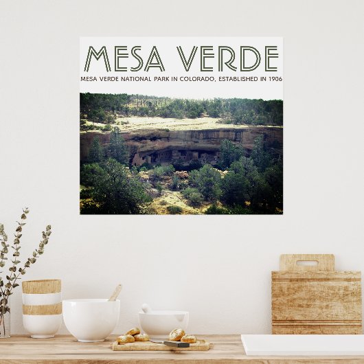 Mesa Verde Poster (Keuken)
