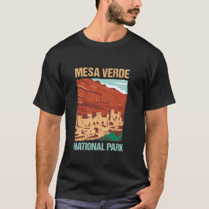 Mesa Verde US National Park Colorado Gift Long Sle T-shirt