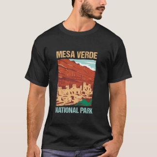 Mesa Verde US National Park Colorado Gift Long Sle T-shirt