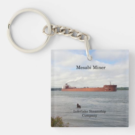 Mesabi Miner-acrylsleutelketen Sleutelhanger (Voorkant)