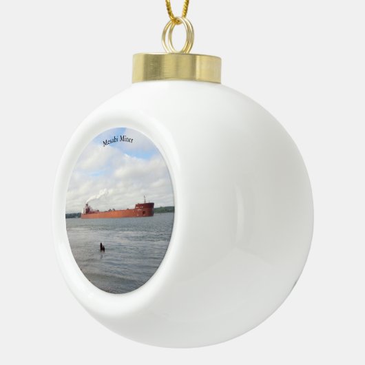 Mesabi Miner ball of snowflake ornament (Rechts)