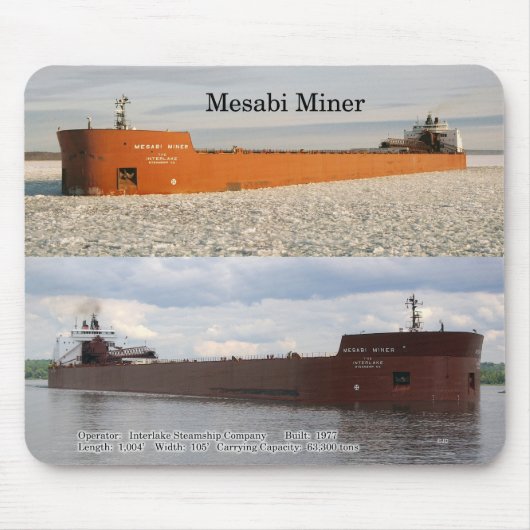 Mesabi Miner Mousepad Muismat (Voorkant)