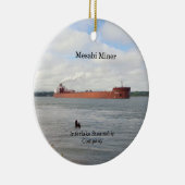 Mesabi Miner-oranje Keramisch Ornament (Rechts)
