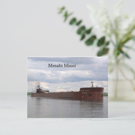 Mesabi Miner-postkaart Briefkaart (Staand voorkant)