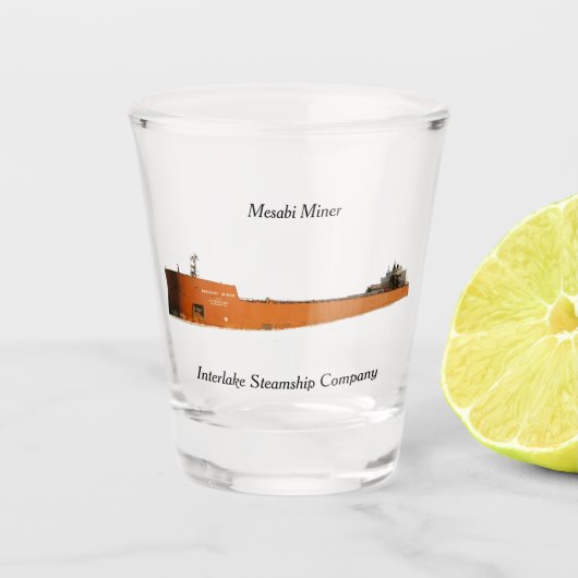 Mesabi Miner shot glas (Voorkant)