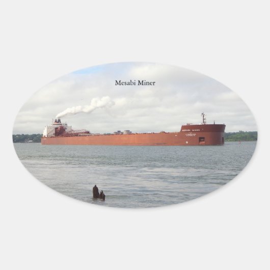 Mesabi Miner sticker (Voorkant)