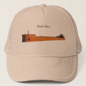 Mesabi Miner Vechanker Hoed Trucker Pet (Voorkant)