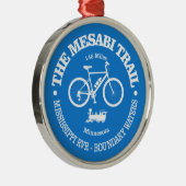 Mesabi Trail (fietsen) Metalen Ornament (Rechts)