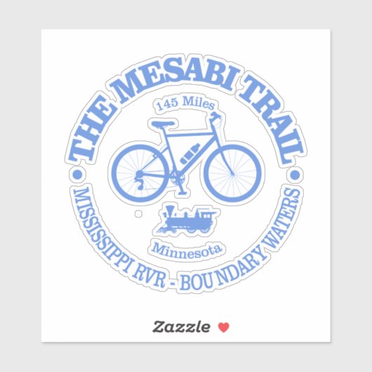 Mesabi Trail (fietsen) Sticker (Vel)