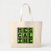 Mescaline, hallucinogene geneesmiddelen grote tote bag (Voorkant)