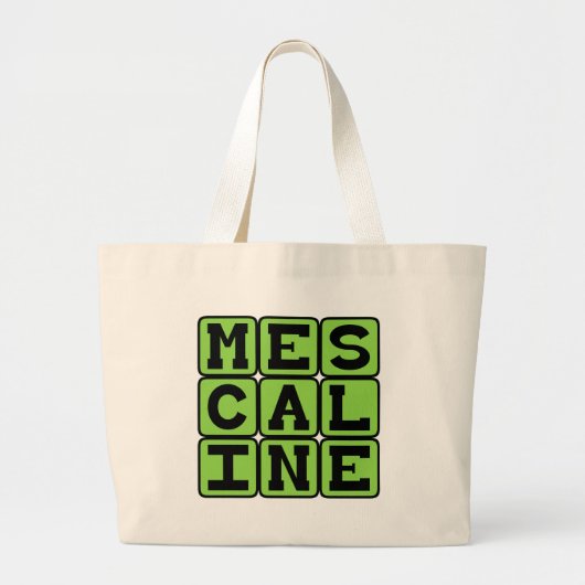 Mescaline, hallucinogene geneesmiddelen grote tote bag (Voorkant)