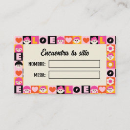 Meseros Seating Plan Boda Original Divertida Plaatskaartje