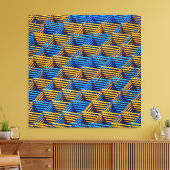 Mesh - Ingepakt Canvas Kunstprint Afdruk (Insitu (Woonkamer))