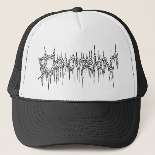 Mesh Trucker Hat - Death Metal Trucker Pet (Voorkant)
