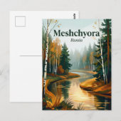 Meshchyora Nationaal Park Rusland Briefkaart (Voorkant / Achterkant)