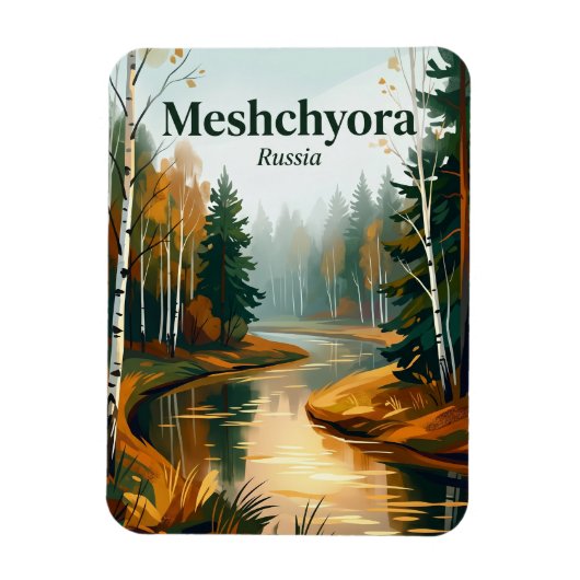Meshchyora Nationaal Park Rusland Magneet (Verticaal)