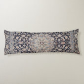 Meshed Persia Dusty Blue Dark Gray  Lichaamskussen (Achterkant)