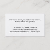 Meshing | Geel Visitekaartje (Achterkant)