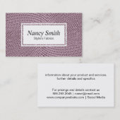 Meshing | Roze Visitekaartje (Voorkant / Achterkant)