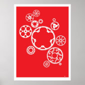 Meshingtandwielen Poster (Voorkant)