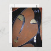 Mesmering door u - Vrouw Briefkaart (Voorkant / Achterkant)