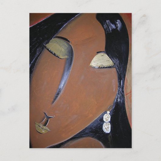 Mesmering door u - Vrouw Briefkaart (Voorkant)