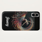 Mesmeriserend Abstract Dancer Hoesje (Achterkant (horizontaal))