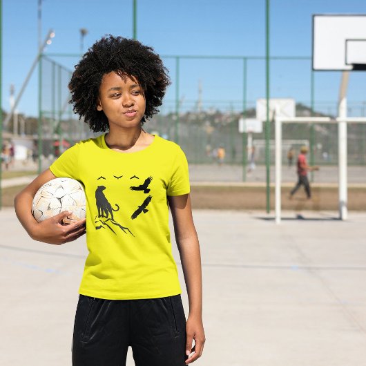 Mesmeriserend: Mountain Majestic Leopard T-shirt