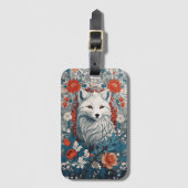 Mesmeriserende Arctic Fox Wildlife Bagagelabel (Voorkant (verticaal))