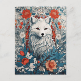 Mesmeriserende Arctic Fox Wildlife Briefkaart
