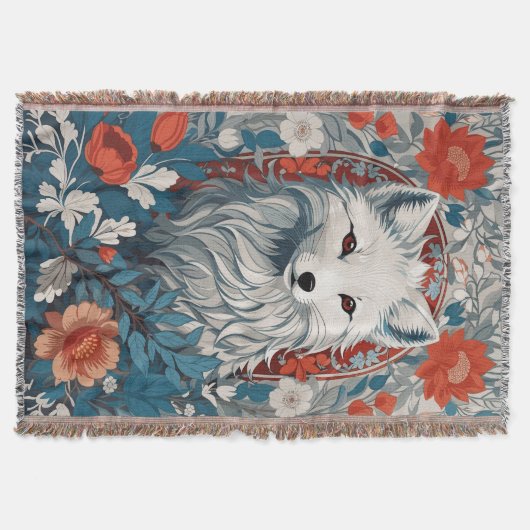 Mesmeriserende Arctic Fox Wildlife Deken (Voorkant)