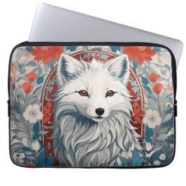Mesmeriserende Arctic Fox Wildlife Laptop Sleeve