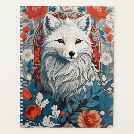 Mesmeriserende Arctic Fox Wildlife Planner (Voorkant)