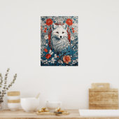 Mesmeriserende Arctic Fox Wildlife Poster (Keuken)