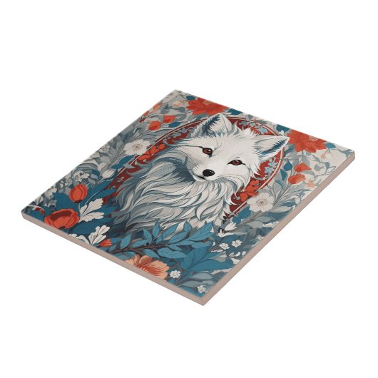 Mesmeriserende Arctic Fox Wildlife Tegeltje (Zijkant)