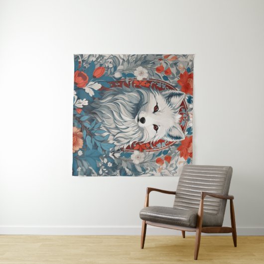 Mesmeriserende Arctic Fox Wildlife Wandkleed (In Situ (horizontaal))