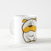 Mesmeriserende buldog-Mok Koffiemok (Voorkant links)