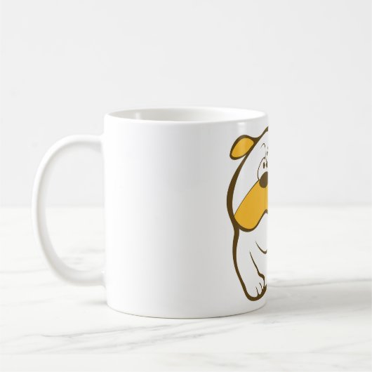 Mesmeriserende buldog-Mok Koffiemok (Links)