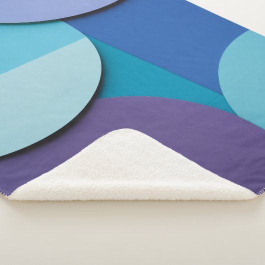 Mesmeriserende cirkels sherpa deken (3/4)