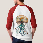 Mesmeriserende Marine Life: Jellyfish T-shirt verz (Achterkant)