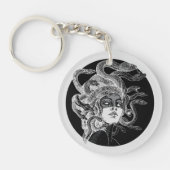 Mesmeriserende Medusa Kunst Sleutelhanger (Voorkant)
