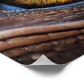 Mesmeriserende Velociraptor Eyes Poster - Dinosaur (Hoek)