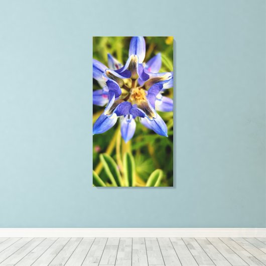 mesmerising flower aerial spring flora collection canvas afdruk (Insitu (Houten vloer))