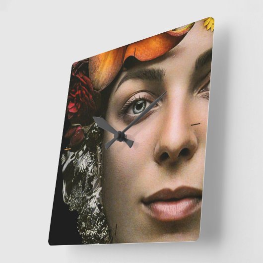 Mesmerize Vierkante Klok (Hoek)